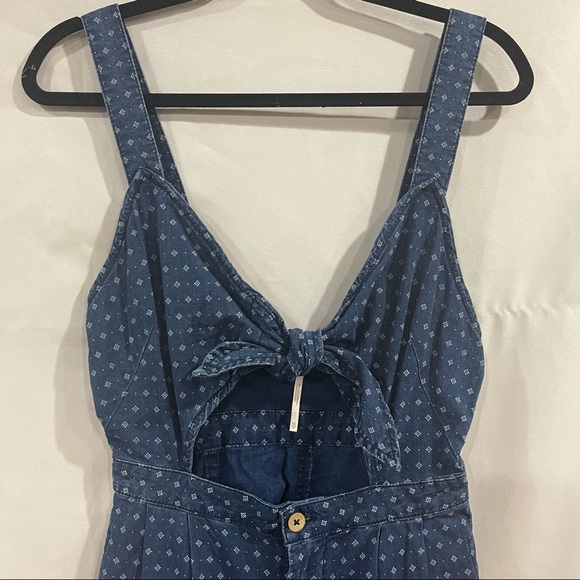 Free People Romper/Jumpsuit Denim Sz. XS - Picture 3 of 4
